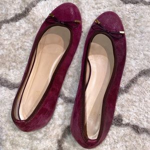 Heyraud Ballerina flats with bow - Purple